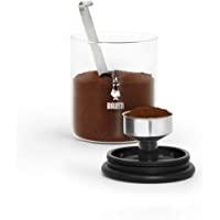 Bialetti - Bote Moka para café de 250 g (con tapa)- cristal